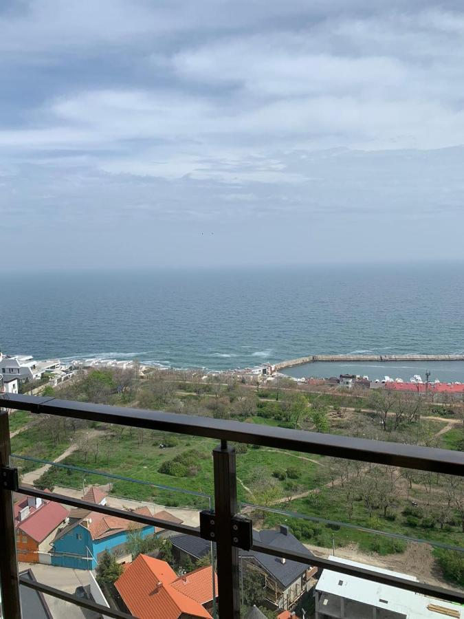 Терраса С Панорамой Моря В Аркадии Odessa Exteriör bild